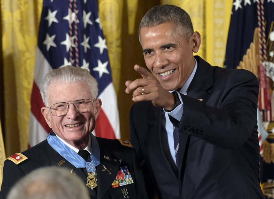 Decades later, Vietnam pilot who saved dozens receives Medal of Honor