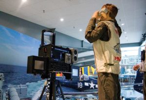 LSO exhibit. Credit: National Naval Aviation Museum