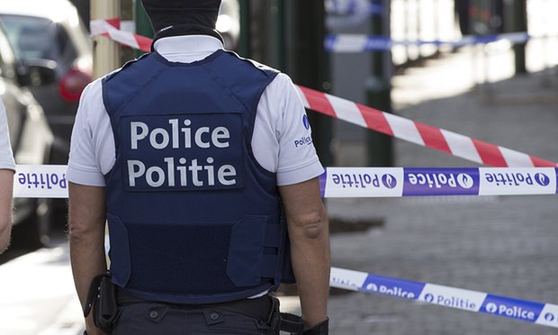 Two police officers attacked with a machete outside of a police station in Belgium