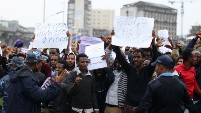 ‘Several killed’ as Ethiopia police and protesters clash
