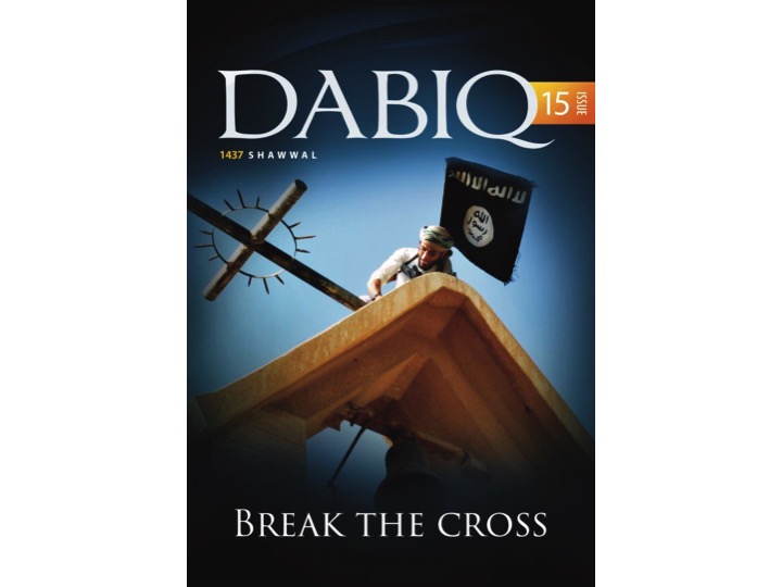 ISIS’s magazine, Dabiq, ridicules the West’s insistence that Islam is religion of peace