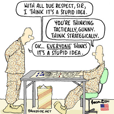 Obsession with doctrine and short term memory makes us less innovative at war