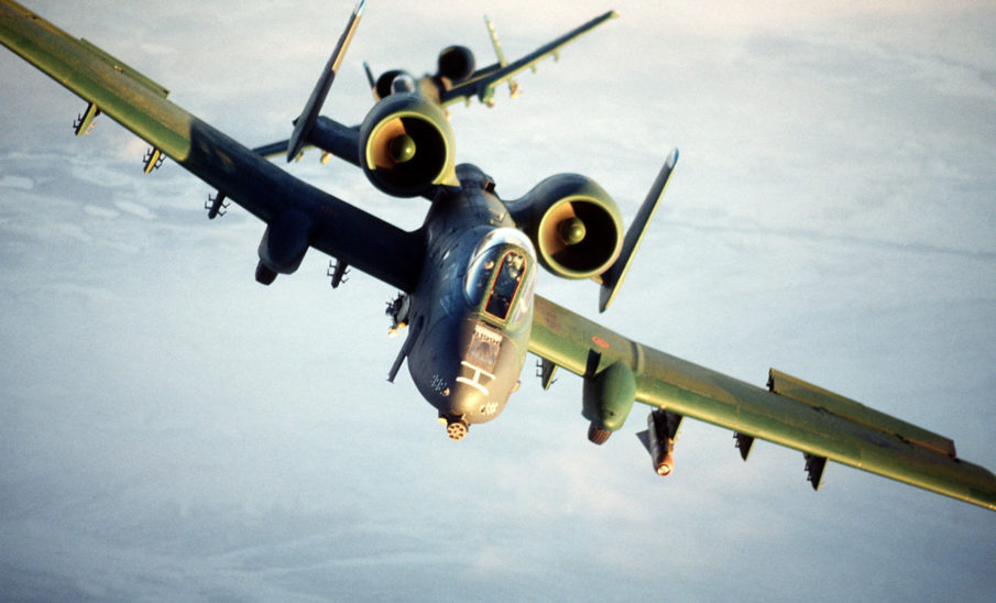 Watch: A-10 ground attack jets land on Estonian highway