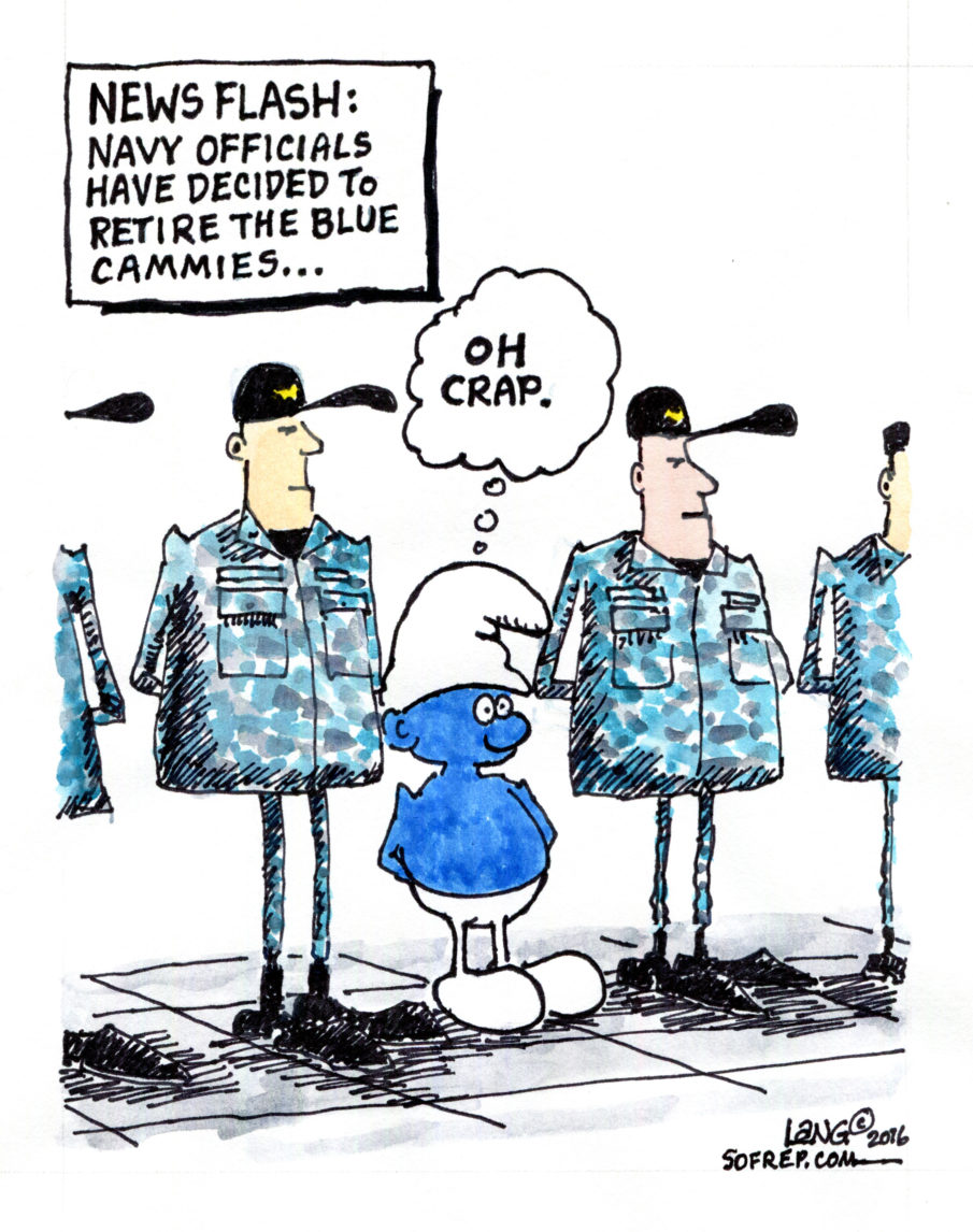 Navy blueberry uniforms, so last season, Pentagon fashion: Trendy outfits