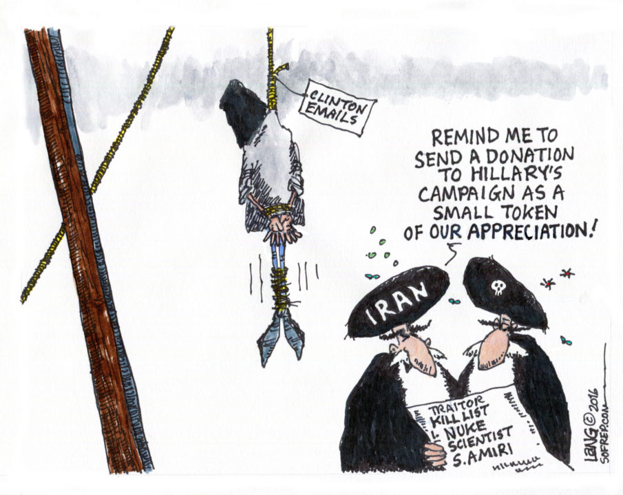 Did Hillary Clinton’s e-mails result in the Iranian nuclear scientist’s death?