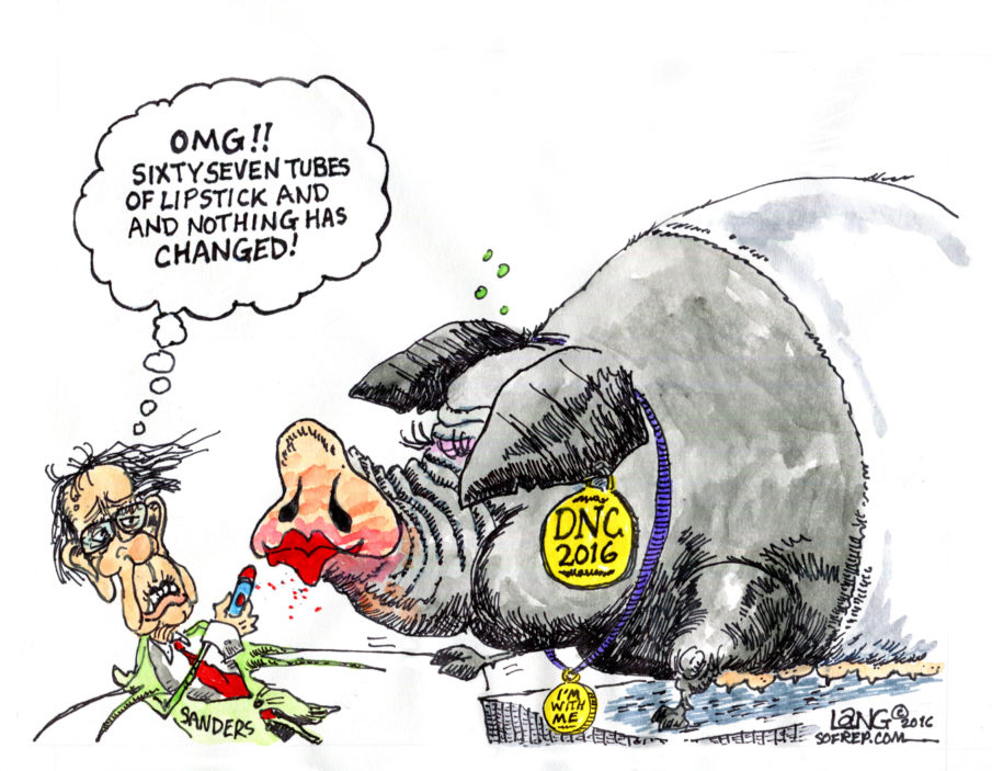 Clinton: “You can put lipstick on a pig but it is still a pig”