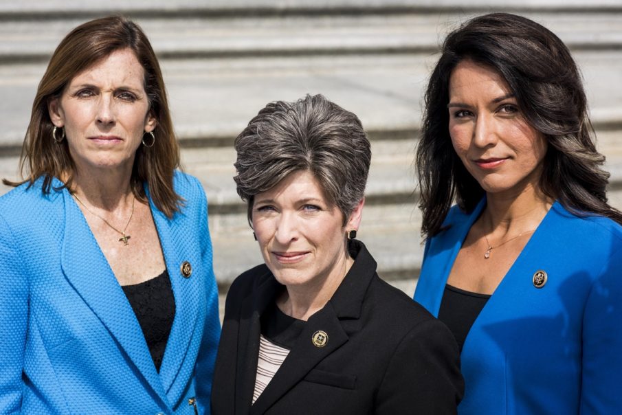 Congress’s four female combat veterans are speaking up on military issues