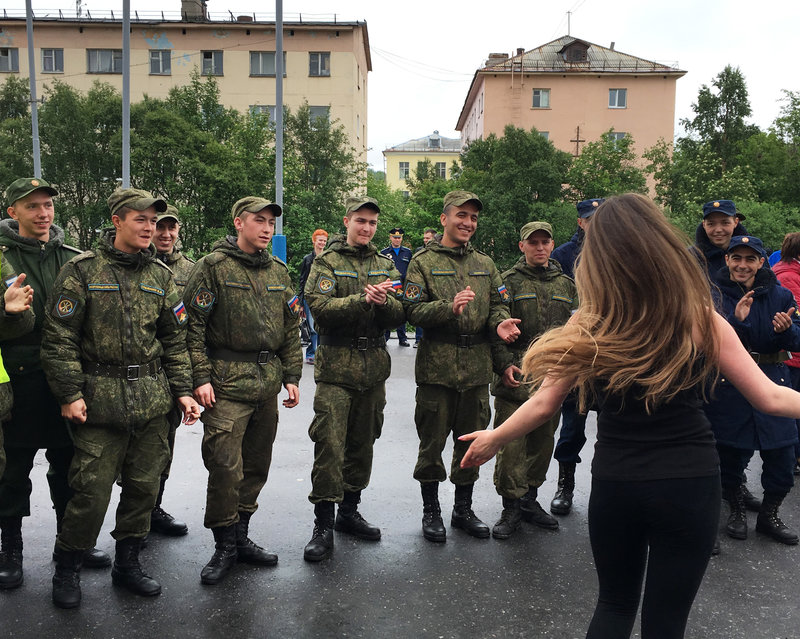 A once- closed Russian military town in the Arctic opens to the world