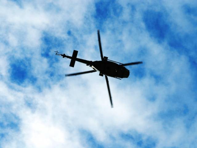 Mexican police helicopter shot down by gang members; 4 dead