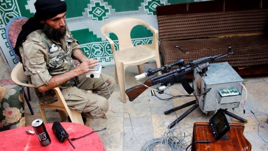 Rebel groups in Iraq, Syria using remote-controlled guns
