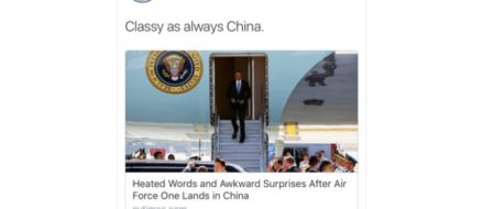 DIA tweets its way into China tiff