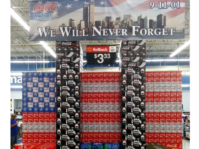Walmart store’s 9/11 Coke can display causes social media furor