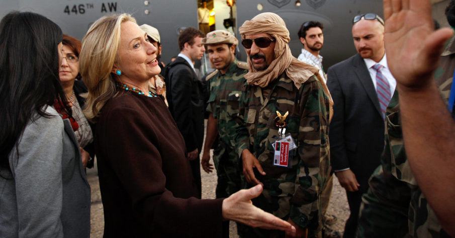 Clinton, Trump, Iraq, and Libya