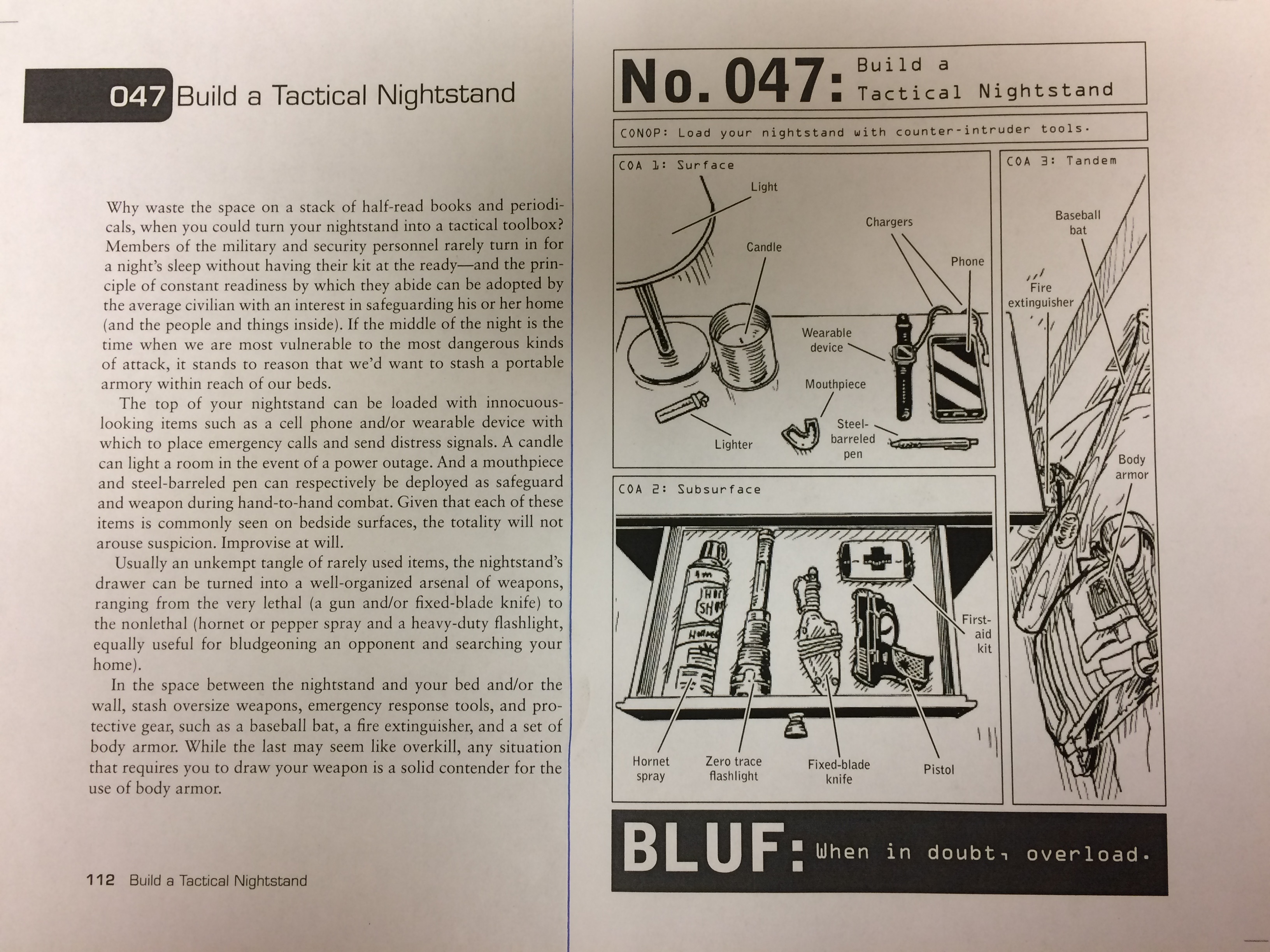 The Tactical Nightstand | 100 Deadly Skills Survival Edition