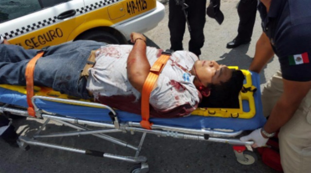 Medical personnel rushed the taxi driver to a local hospital where he later died. - Breitbart