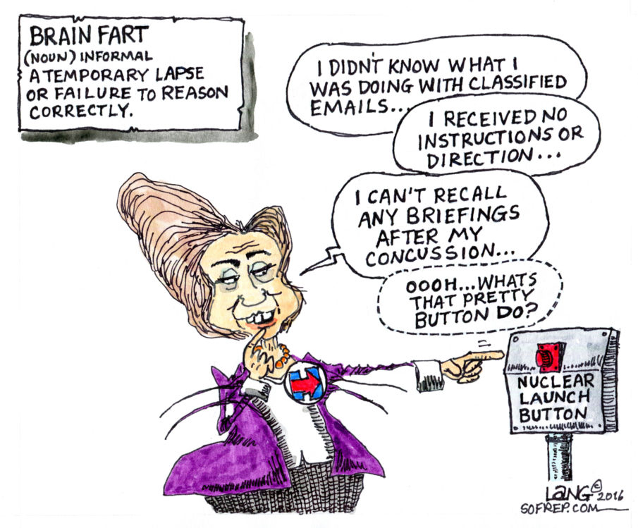 Recently released FBI report states Hillary did not remember intel briefings after a head injury