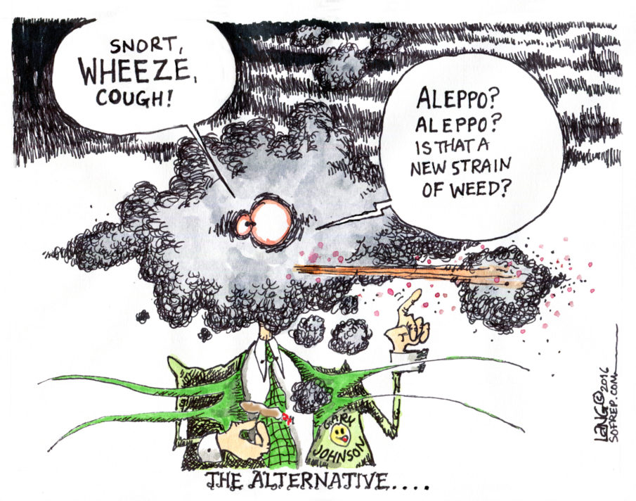 “What is Aleppo?” Could be Johnson’s lasting impression this election