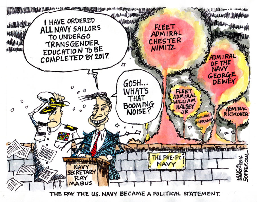 Navy to start training on new transgender policy by Nov 1st