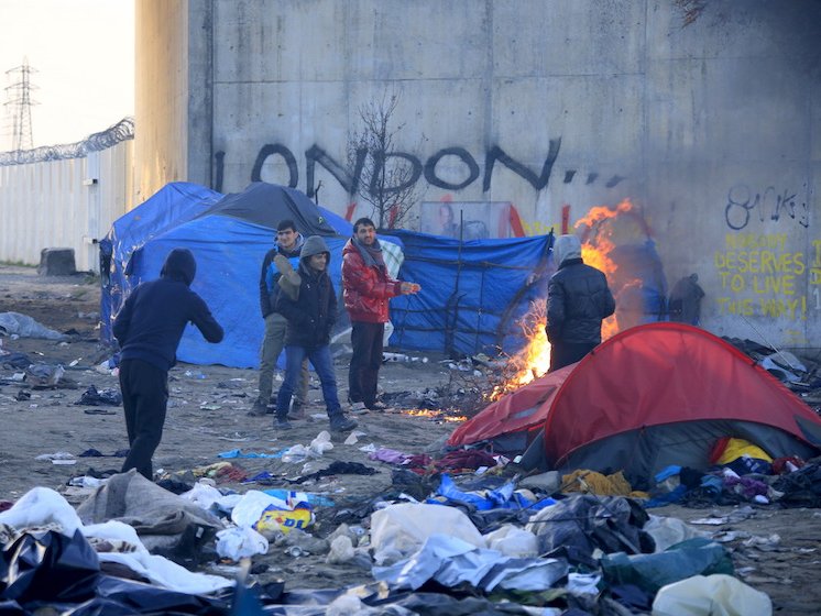 A 10,000-person migrant camp in France known as ‘the Jungle’ is about to be razed