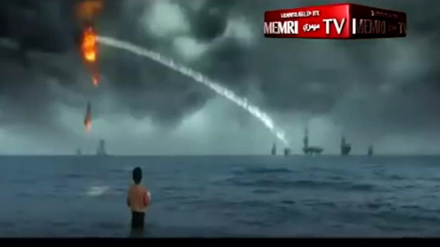 Watch: Iranian propaganda video destroys US Navy fleet with giant tidal wave