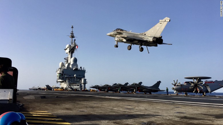 On Board the French Nuclear Carrier Engaging ISIS