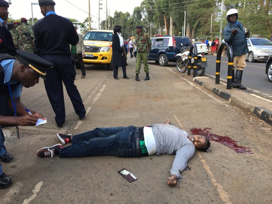 Suspected member of al Shabaab killed in front of US Embassy in Kenya