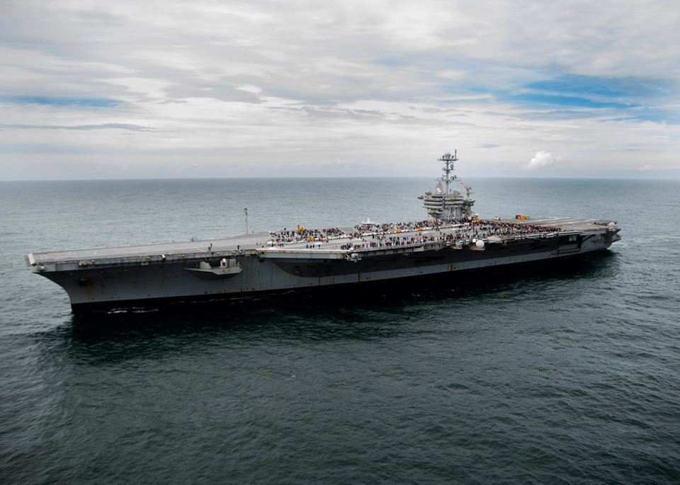 USS George Washington Aircraft Carrier to Help with Hurricane Relief