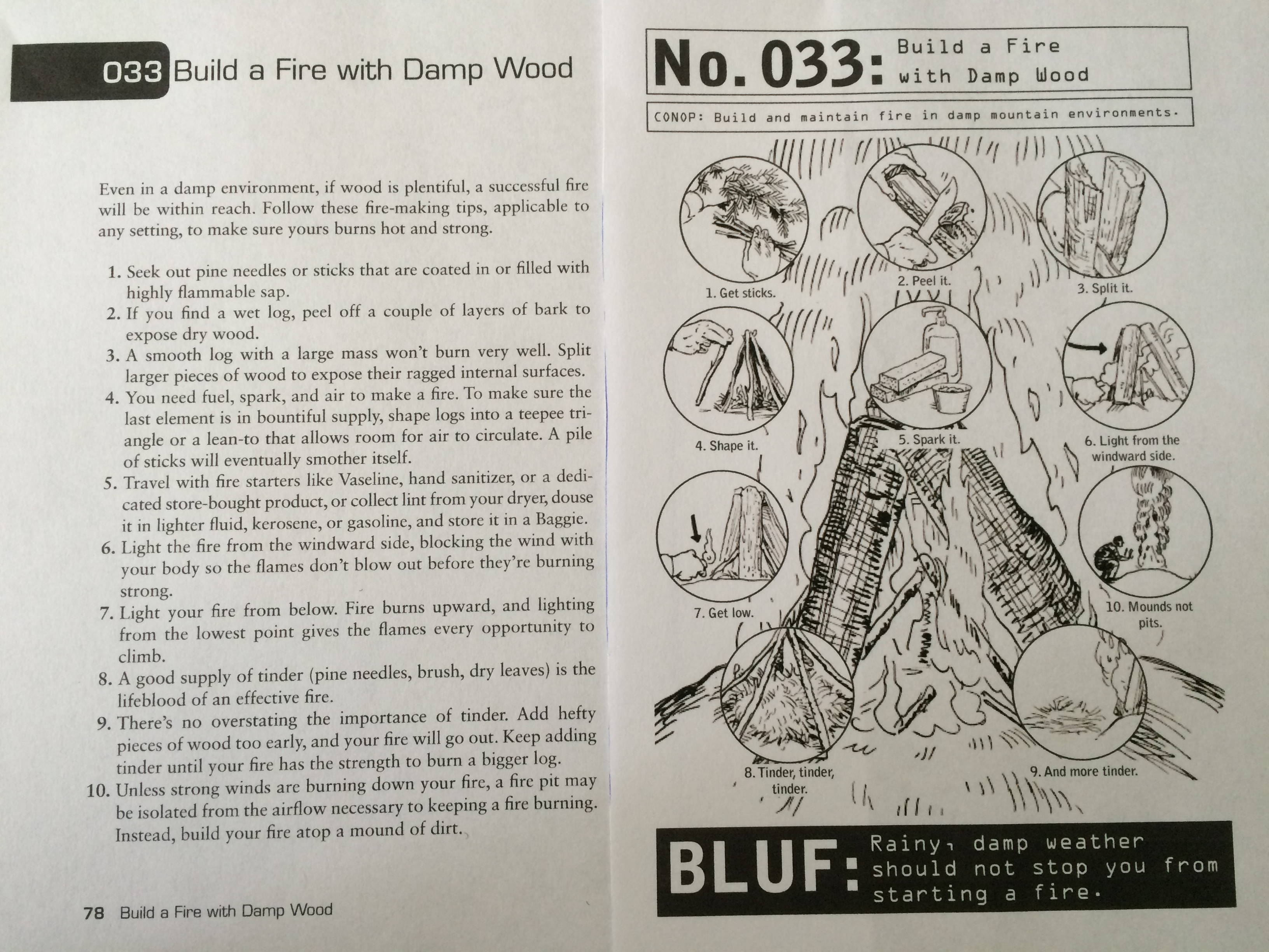 Fire Building with Damp Wood | 100 Deadly Skills Survival Edition