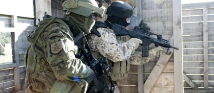 Latvian Special Forces trains for hostage rescue at Israeli embassy
