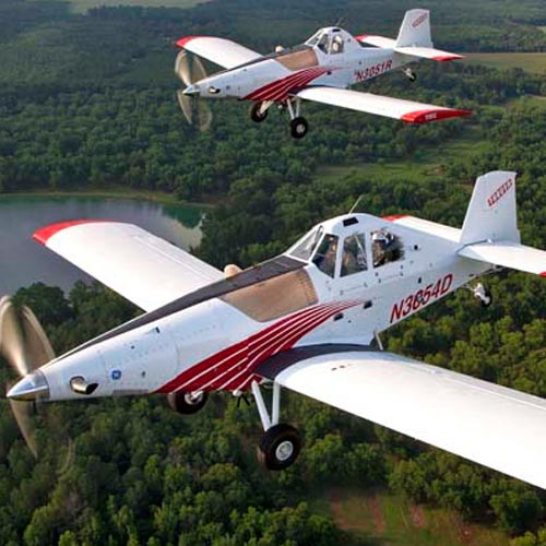 Thrush Aircraft Two-Ship Formation