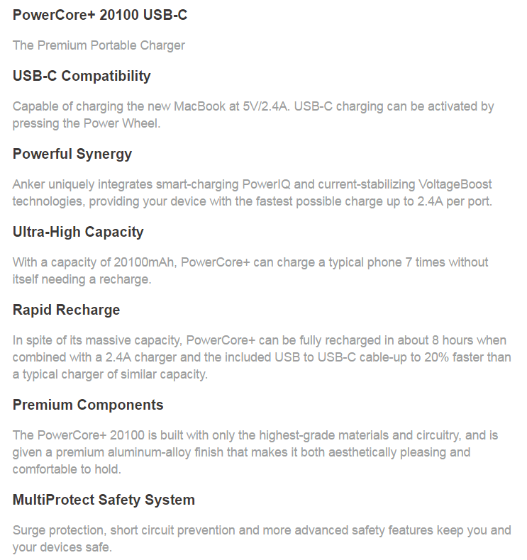 Anker PowerCore Portable Charger | Quick Look