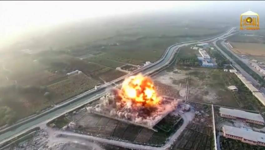 Watch: Taliban releases drone footage of VBIED explosion on an Afghan Army Base