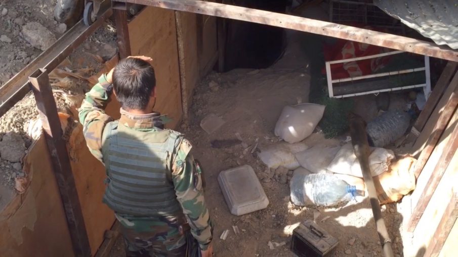 Inside the underground hide-out of an Islamic State leader