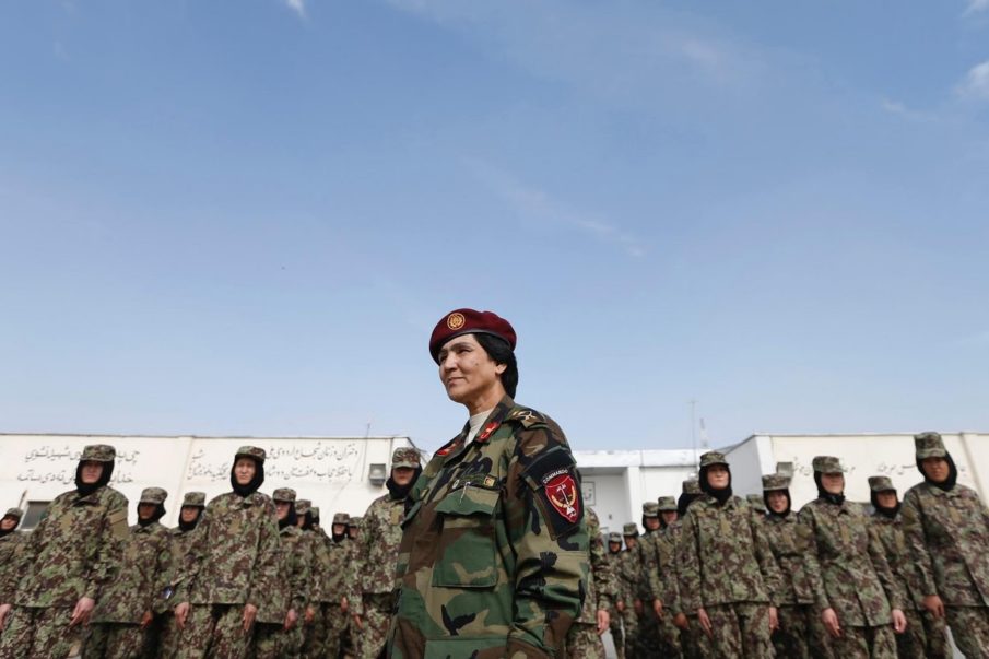 Women in Afghan Army overcome opposition, threats