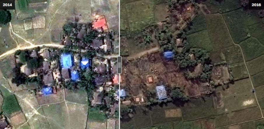 New satellite imagery shows how Burma’s military is torching villages