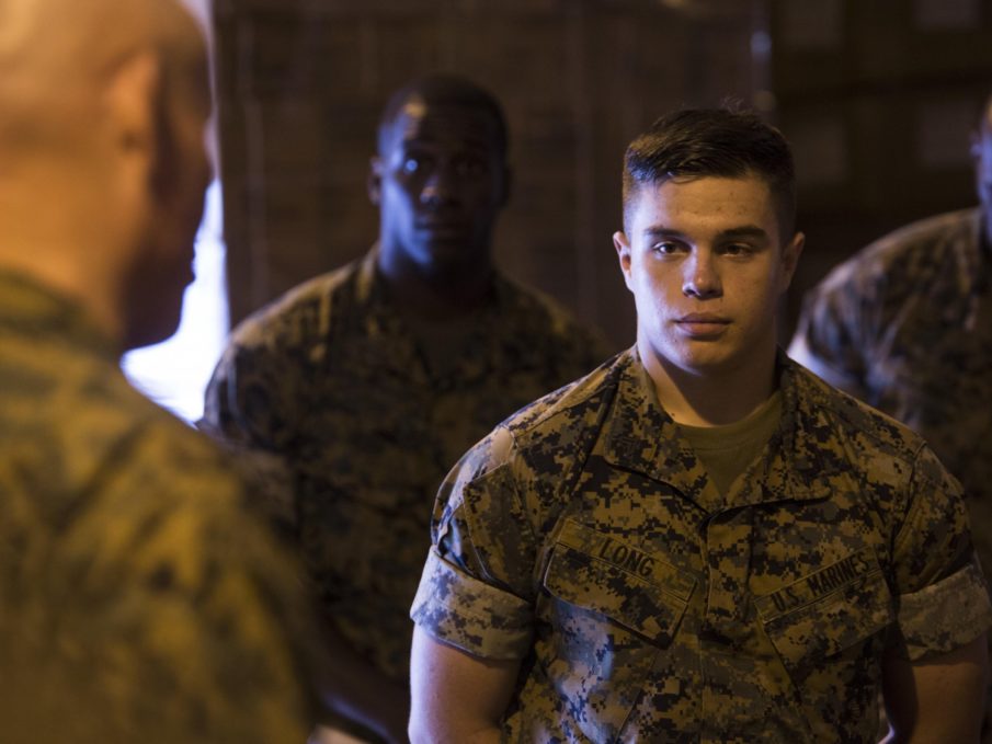 This Marine tweaked his body armor to instantly treat a gunshot wound