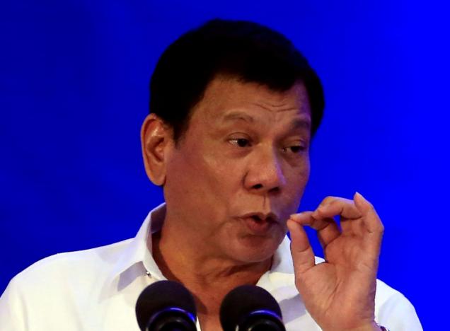 Duterte says if Islamic State comes to Philippines, forget human rights