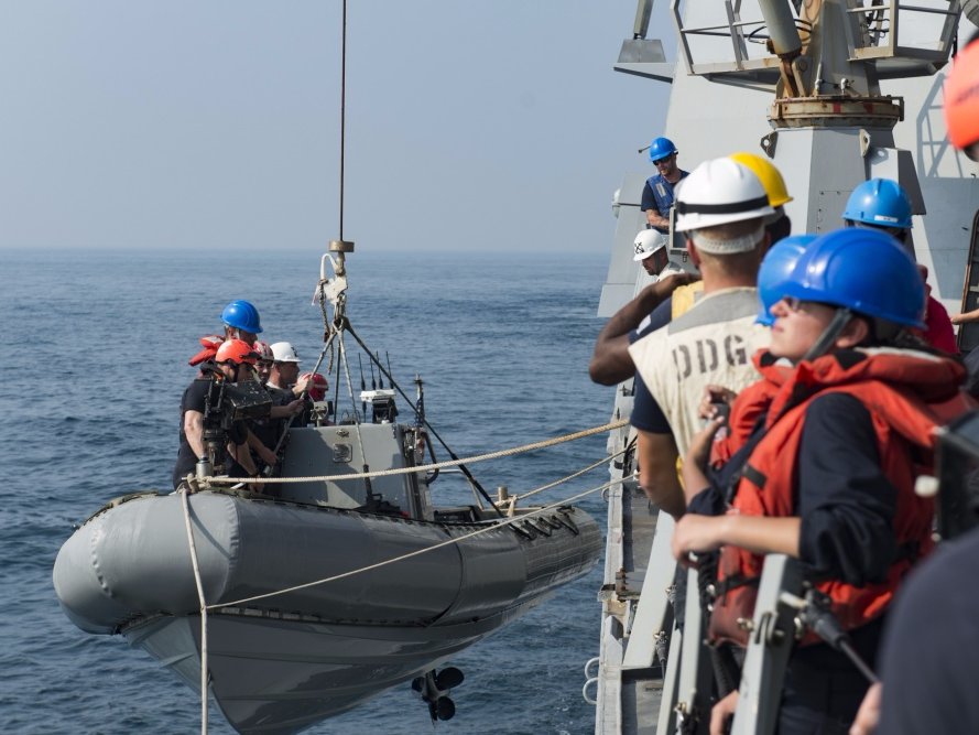 The US Navy destroyer that fired missiles at Yemen just rescued stranded Iranian sailors