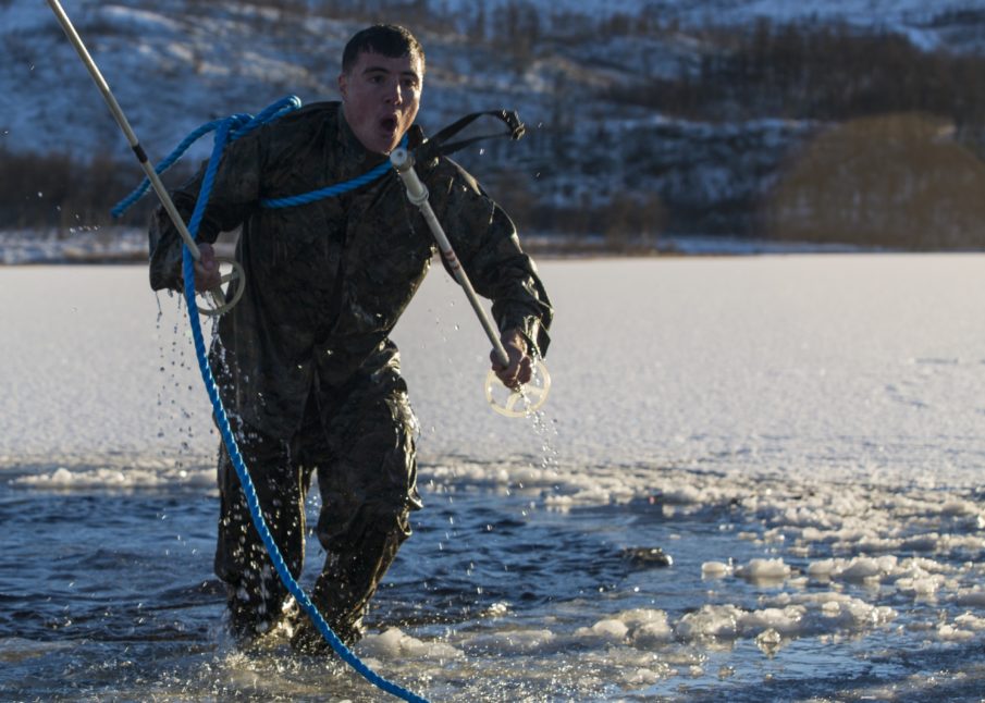 This is why Marines just jumped into a frozen lake in Norway