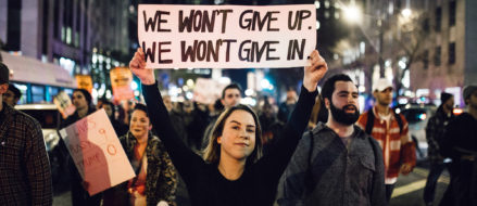 Thousands protest Trump in rallies across the nation