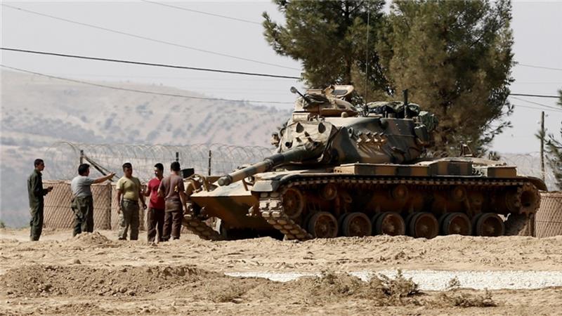 Turkish military says contact lost with two soldiers in northern Syria