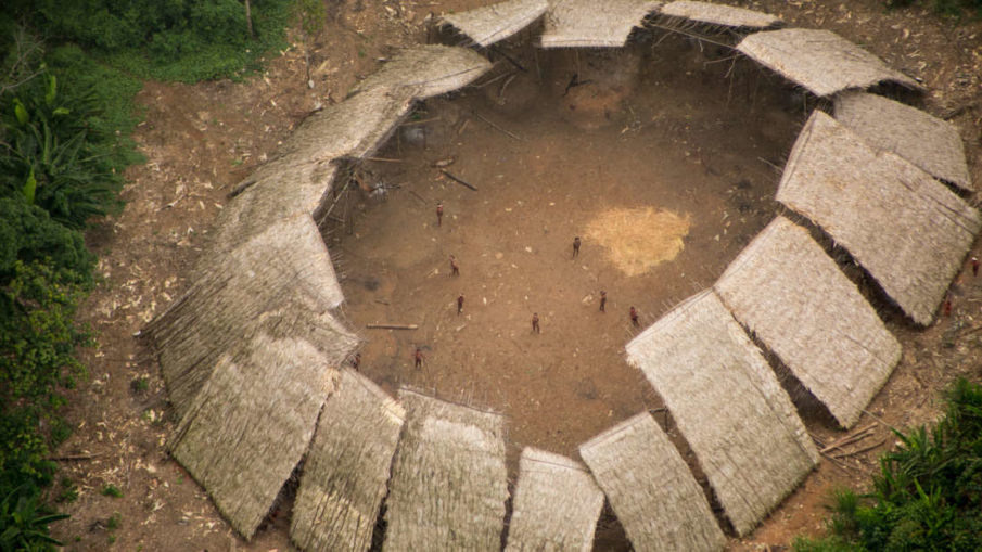 Isolated Amazon tribe spotted by recon flight looking for illegal mining operations