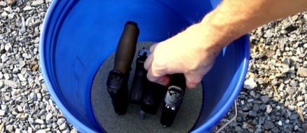 The bucket: Discreet and economical way to transport and store handguns
