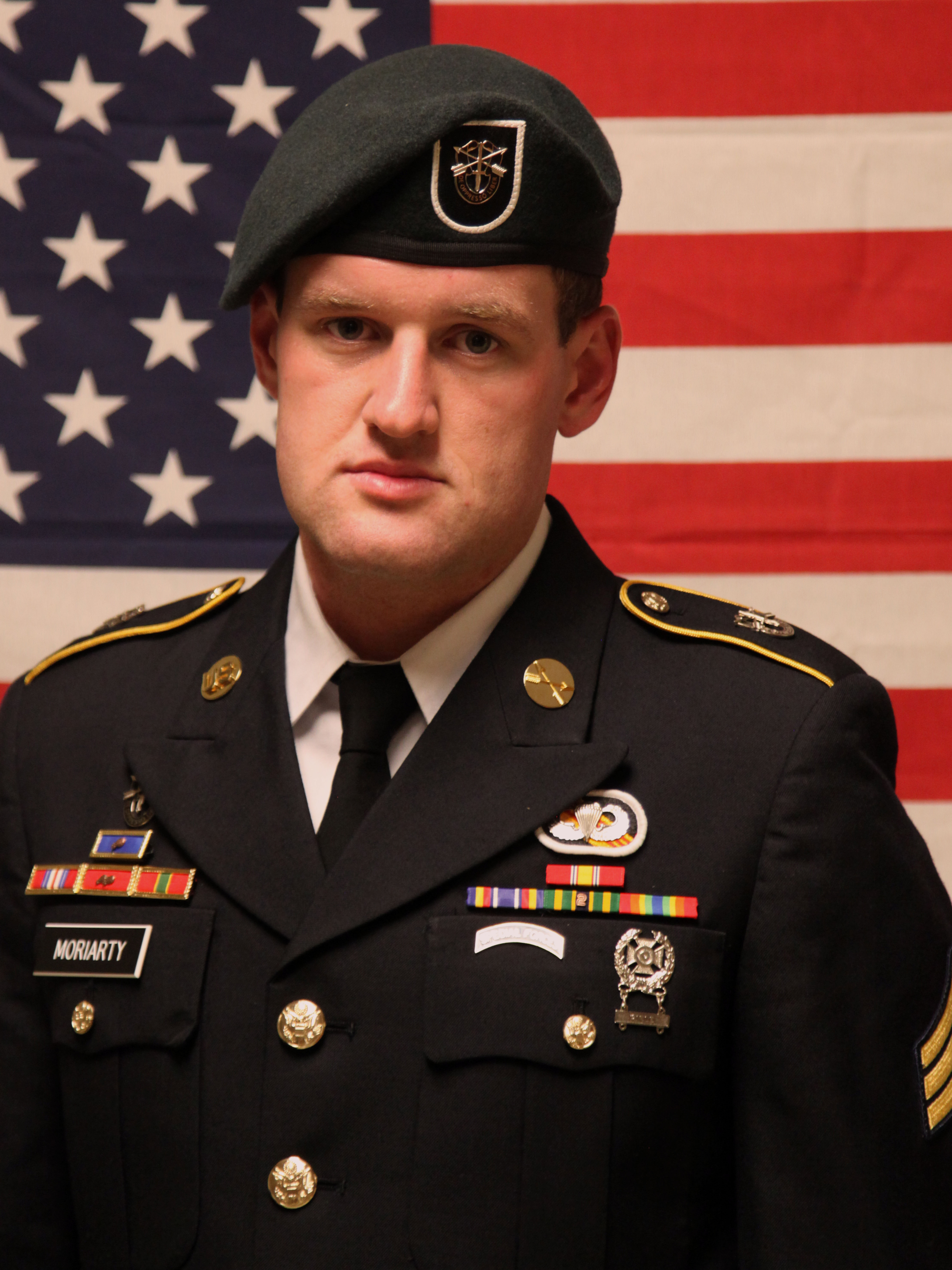 Staff Sgt. James F. Moriarty. Image courtesy of US Army