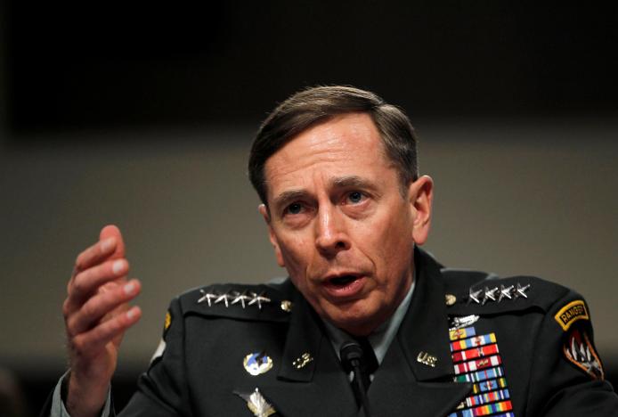 Ex-CIA boss Petraeus indicates would serve Trump if asked