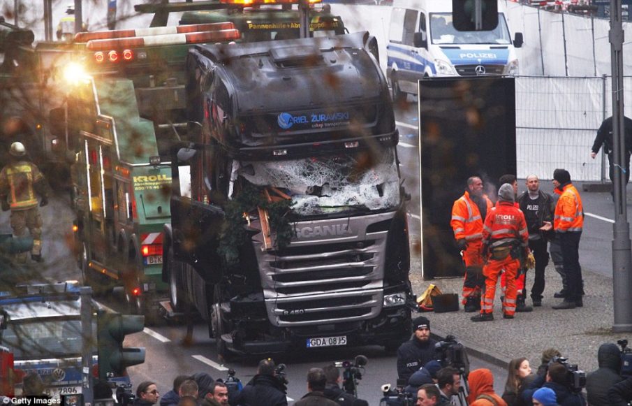 Tunisian refugee identified as suspect in deadly truck attack at a Christmas market in Berlin