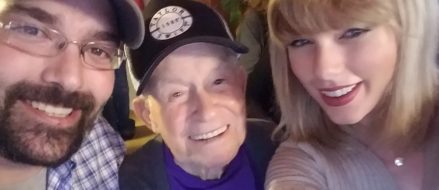 Taylor Swift surprises 96-year-old WWII veteran for Christmas