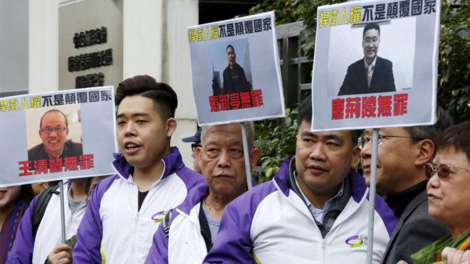 China jails nine over protests in ‘democracy’ village