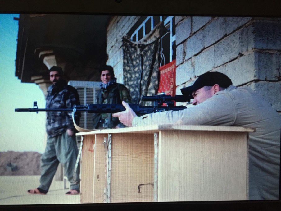 Marine veteran and reporter takes heat for shooting at ISIS