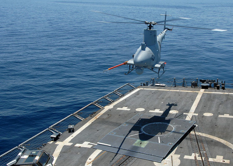 The US Navy Has a Pilotless Helicopter? Yes They Do! The MQ-8B Fire Scout